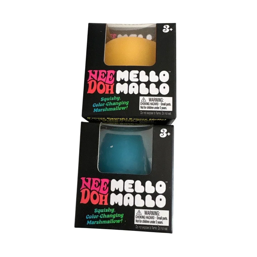 Schylling NeeDoh Mello Mallo Color Changing Squishy Fidget Toy Set 2pk 26058HY